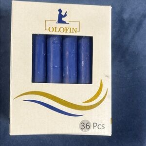 Olofin Blue Candles Set